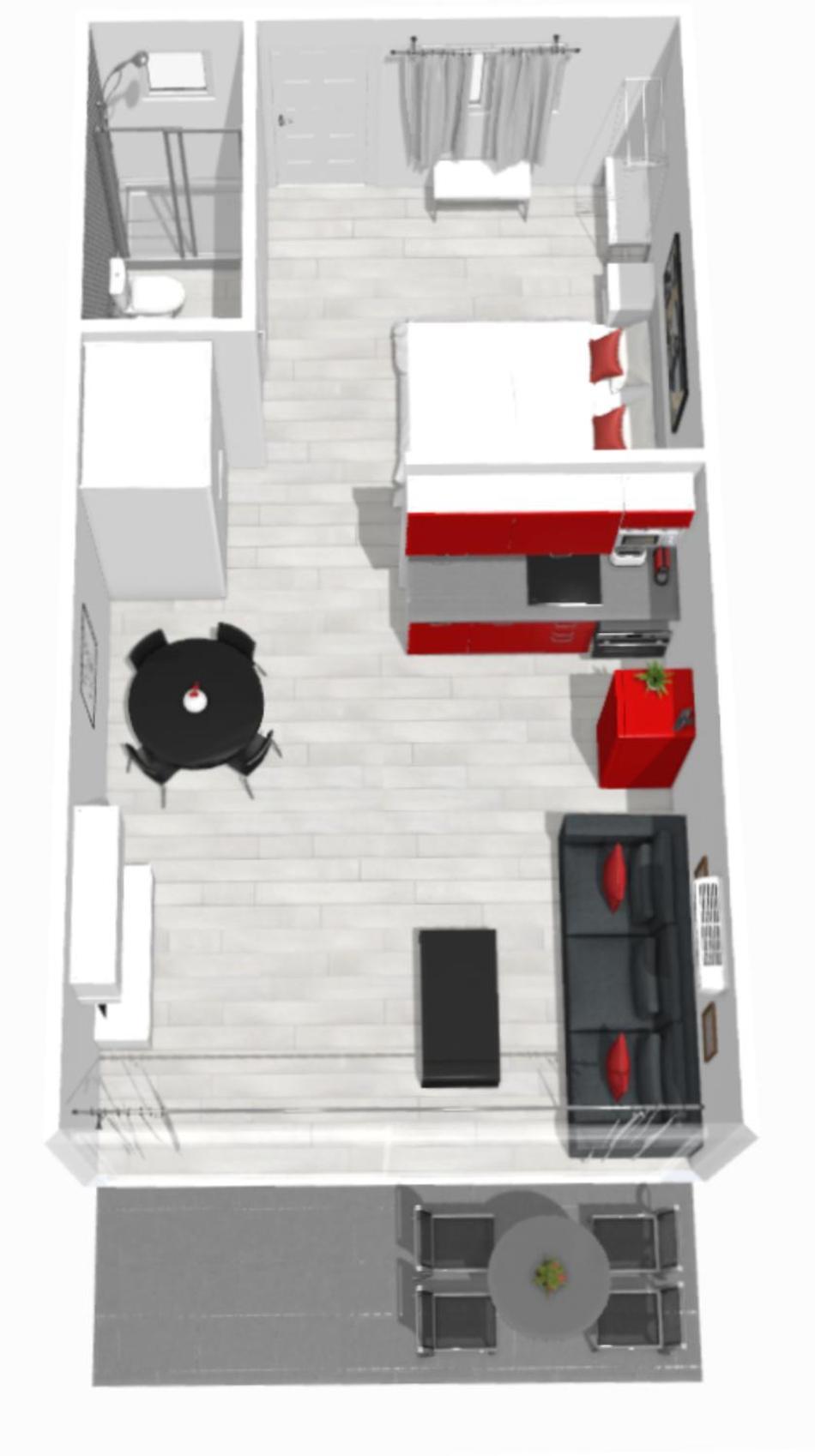 Roses Apartments Red Loft Vista Mar Lateral Dış mekan fotoğraf